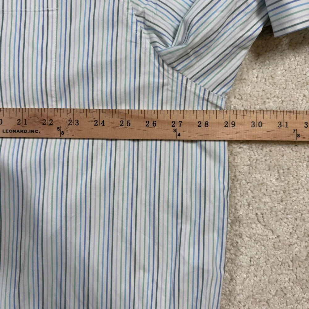 Tommy Bahama Button Down Shirt Mens XXXL Striped‎ Sarasota Stretch Long Sleeve